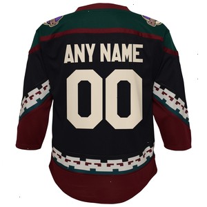 Arizona Coyotes Youth 2021/22 Home Replica Custom Jersey - Black