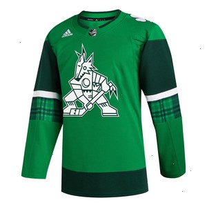 Arizona Coyotes adidas 2023 St. Patrick's Day Primegreen Authentic Jersey - Kelly Green