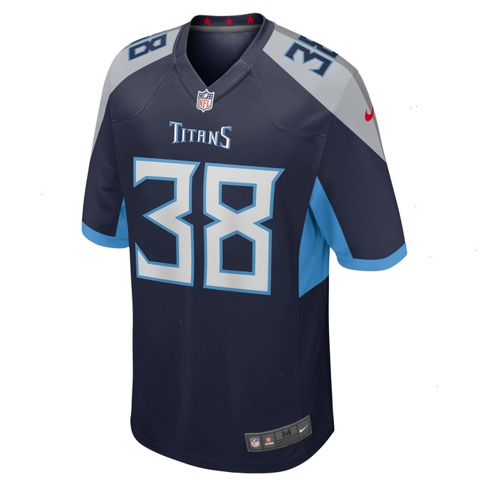 Armani Marsh Tennessee Titans Nike Team Game Jersey - Navy