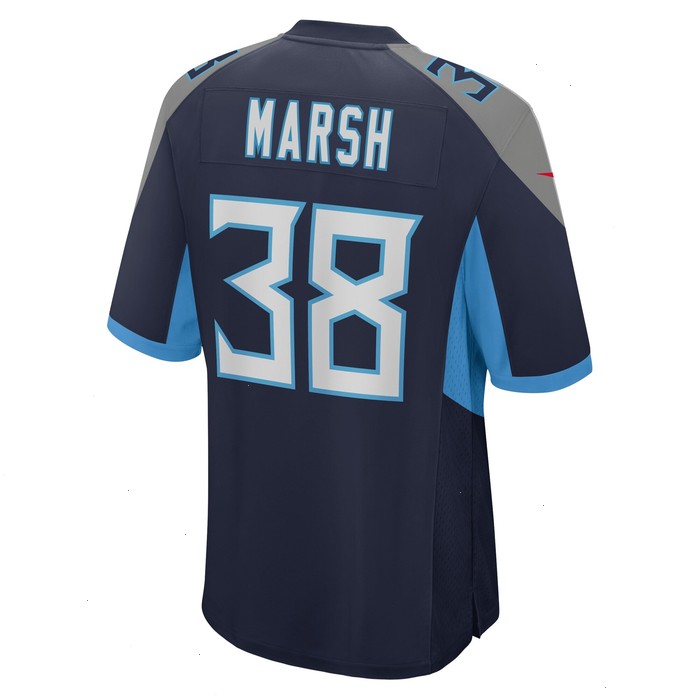 Armani Marsh Tennessee Titans Nike Team Game Jersey - Navy