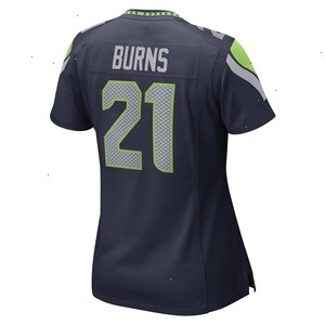 Artie Burns Seattle Seahawks Nike Women's Game Player Jersey - College Navy