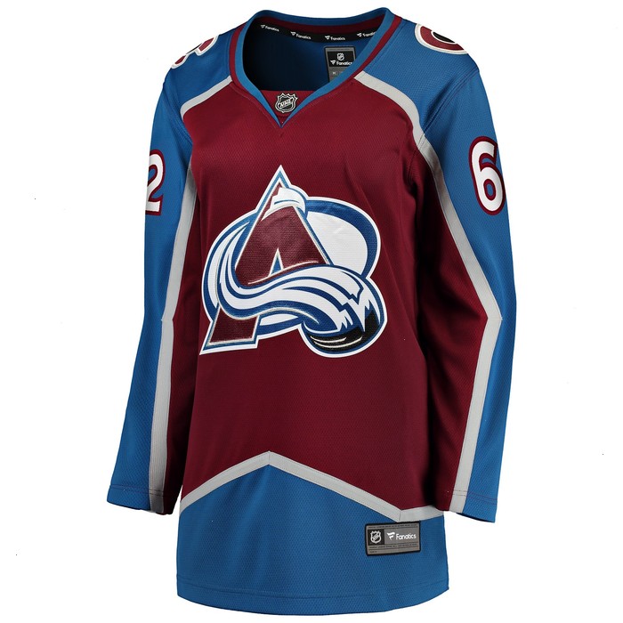 Artturi Lehkonen Colorado Avalanche Fanatics Branded Women's Home Breakaway Player Jersey - Burgundy