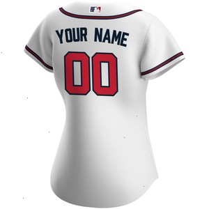 Atlanta Braves Nike Women's Home Replica Custom Jersey - White