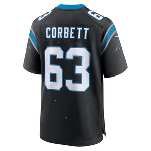 Austin Corbett Carolina Panthers Nike Team Game Jersey - Black