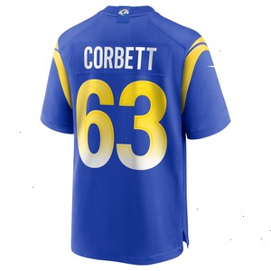 Austin Corbett Los Angeles Rams Nike Game Jersey - Royal