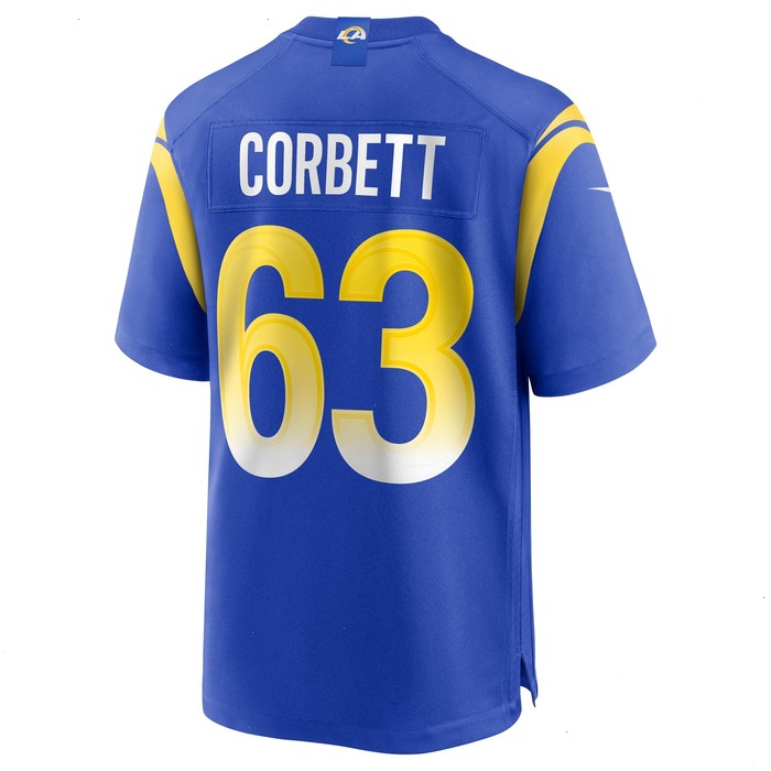 Austin Corbett Los Angeles Rams Nike Game Jersey - Royal