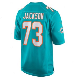 Austin Jackson Miami Dolphins Nike Game Jersey - Aqua