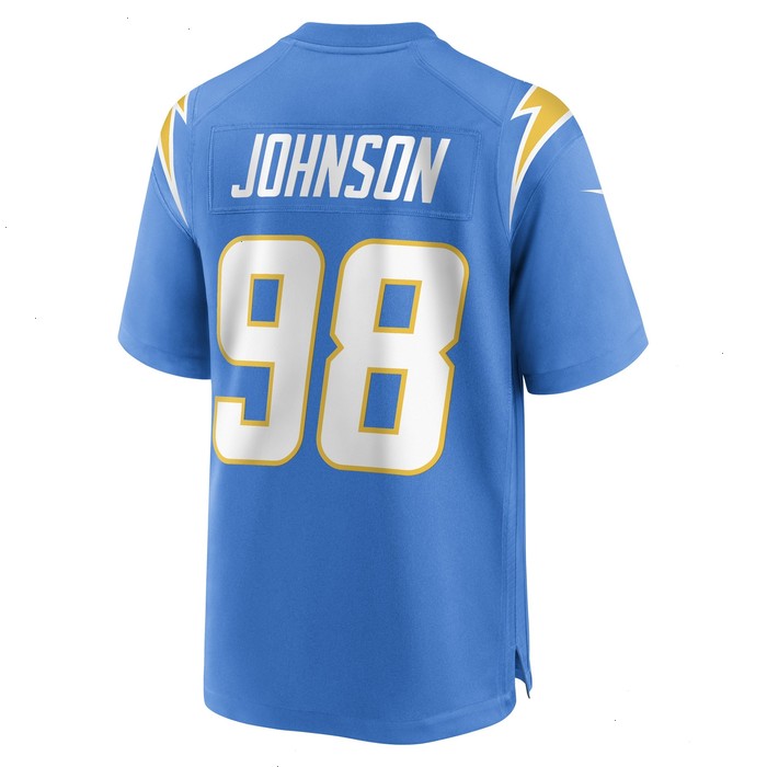 Austin Johnson Los Angeles Chargers Nike Game Player Jersey - Powder Blue