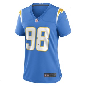 Austin Johnson Los Angeles Chargers Nike Women's Game Player Jersey - Powder Blue