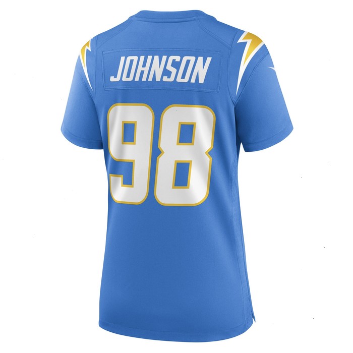 Austin Johnson Los Angeles Chargers Nike Women's Game Player Jersey - Powder Blue