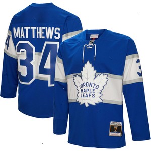 Auston Matthews Toronto Maple Leafs Mitchell & Ness 2017 Blue Line Player Jersey - Blue