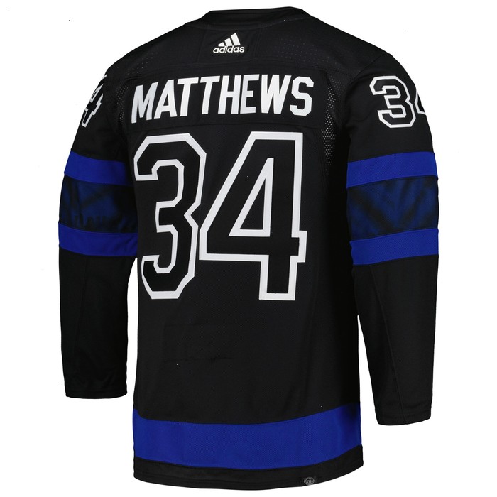 Auston Matthews Toronto Maple Leafs adidas Alternate Primegreen Authentic Pro Player Jersey - Black