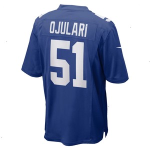 Azeez Ojulari New York Giants Nike Game Player Jersey - Royal