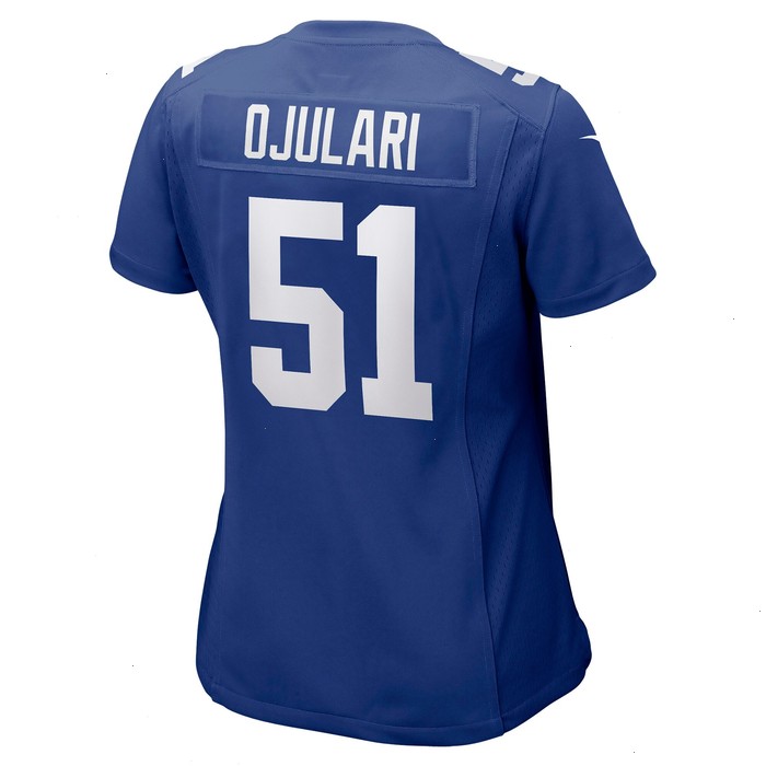 Azeez Ojulari New York Giants Nike Women's Game Player Jersey - Royal