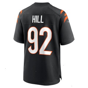 B.J. Hill Cincinnati Bengals Nike Game Jersey - Black