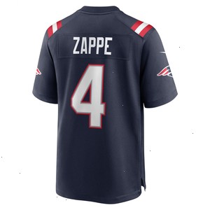 Bailey Zappe New England Patriots Nike Game Player Jersey - Navy