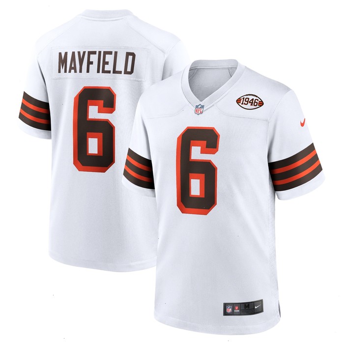 Baker Mayfield Cleveland Browns Nike 1946 Collection Alternate Game Jersey - White