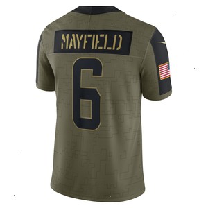 Baker Mayfield Cleveland Browns Nike 2021 Salute To Service Limited Player Jersey - Olive