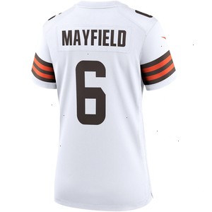 Baker Mayfield Cleveland Browns Nike Women's Game Jersey - White