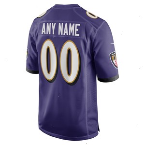 Baltimore Ravens Nike Youth Custom Game Jersey - Purple