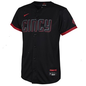 Barry Larkin Cincinnati Reds Nike Youth 2023 City Connect Replica Player Jersey - Black