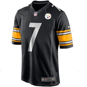 Ben Roethlisberger Pittsburgh Steelers Nike Team Game Jersey - Black