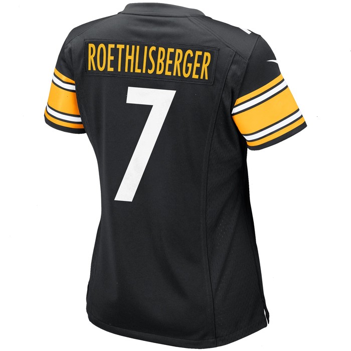 Ben Roethlisberger Pittsburgh Steelers Nike Women's Team Game Jersey - Black