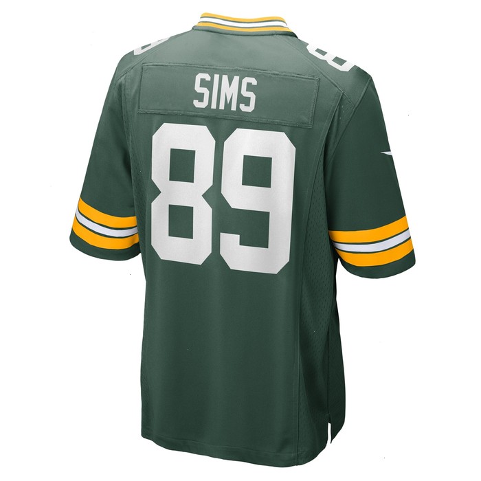 Ben Sims Green Bay Packers Nike Team Game Jersey - Green V1