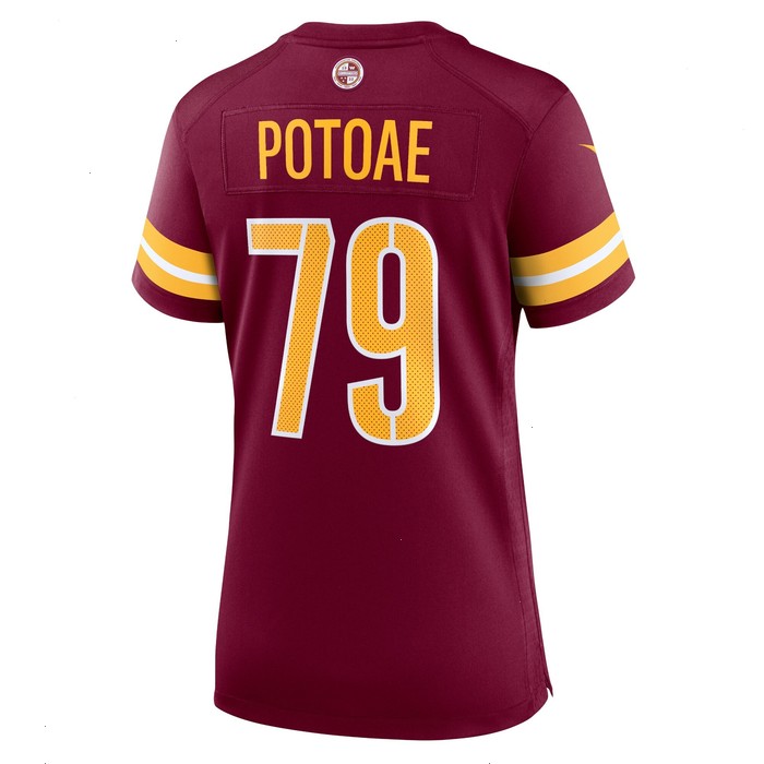 Benning Potoa'e Washington Commanders Nike Women's Home Game Player Jersey - Burgundy