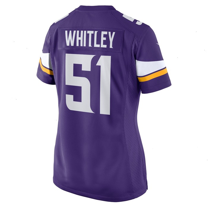 Benton Whitley Minnesota Vikings Nike Women's Home Game Player Jersey - Purple