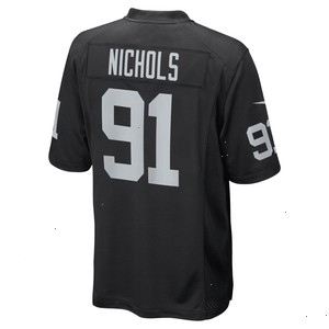 Bilal Nichols Las Vegas Raiders Nike Game Player Jersey - Black