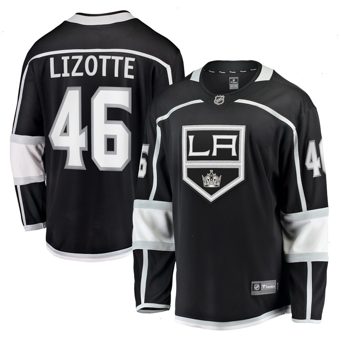 Blake Lizotte Los Angeles Kings Fanatics Branded Home Breakaway Player Jersey - Black