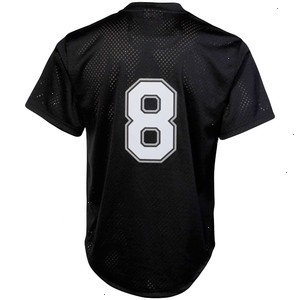 Bo Jackson Chicago White Sox Mitchell & Ness Cooperstown Collection Big & Tall Mesh Batting Practice Jersey - Black