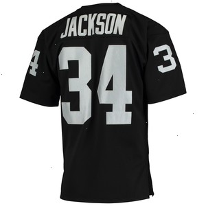 Bo Jackson Las Vegas Raiders Mitchell & Ness 1990 Authentic Throwback Retired Player Jersey - Black