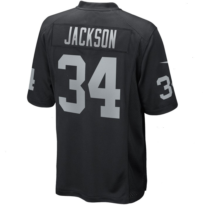 Bo Jackson Las Vegas Raiders Nike Game Retired Player Jersey - Black