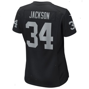 Bo Jackson Las Vegas Raiders Nike Women's Game Retired Player Jersey - Black