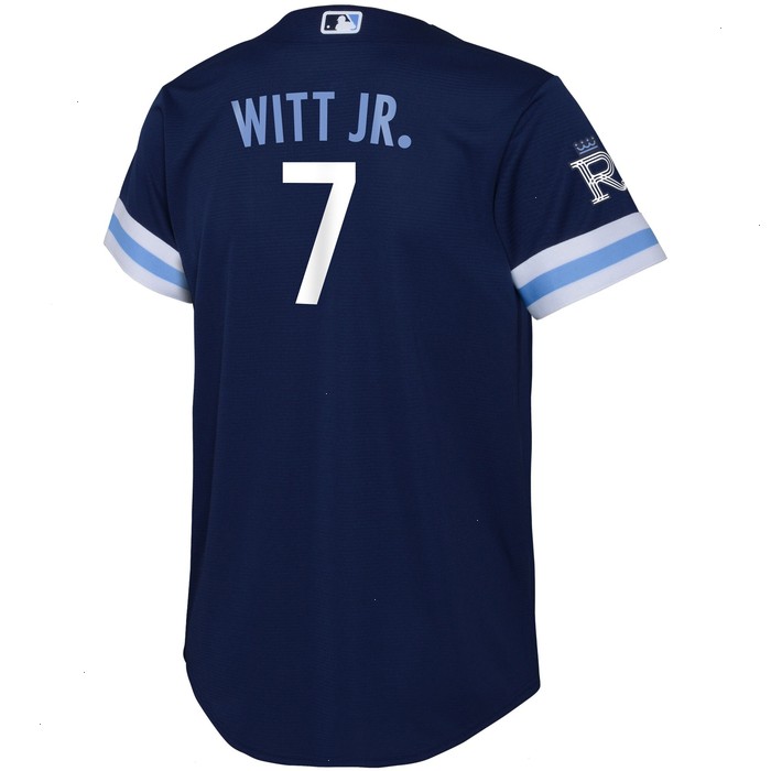 Bobby Witt Jr. Kansas City Royals Nike Toddler 2022 City Connect Replica Player Jersey - Navy