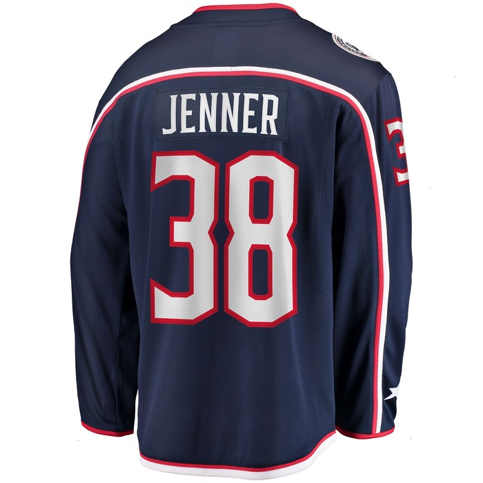 Boone Jenner Columbus Blue Jackets Home Breakaway Player Jersey - Navy