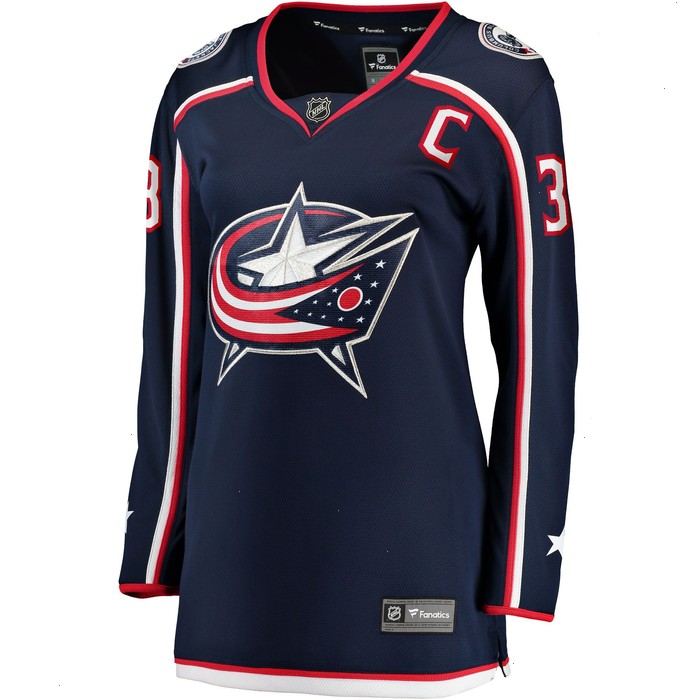 Boone Jenner Columbus Blue Jackets Women's Home Breakaway Player Jersey - Navy