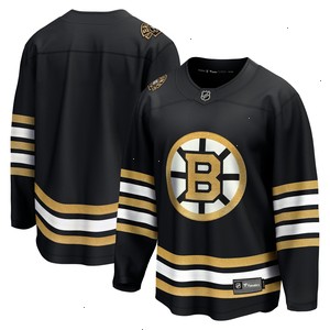 Boston Bruins Fanatics Branded 100th Anniversary Premier Breakaway Jersey - Black