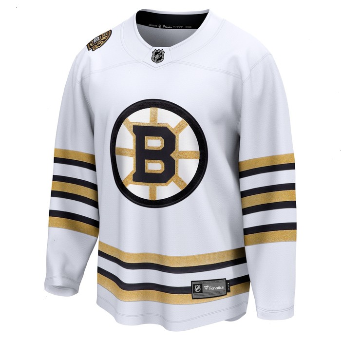 Boston Bruins Fanatics Branded 100th Anniversary Premier Breakaway Jersey - White