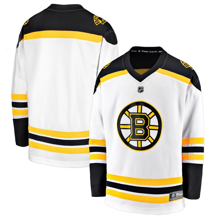 Boston Bruins Fanatics Branded Youth Breakaway Replica Away Jersey - White