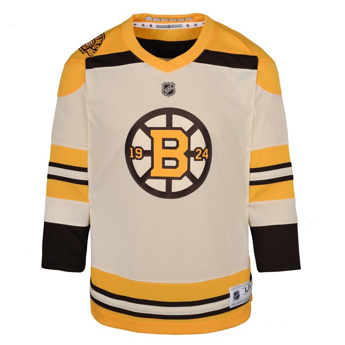 Boston Bruins Preschool 100th Anniversary Replica Jersey - Cream