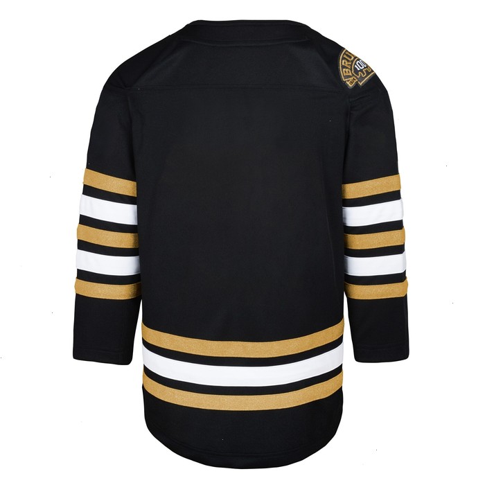 Boston Bruins Youth 100th Anniversary Premier Jersey - Black