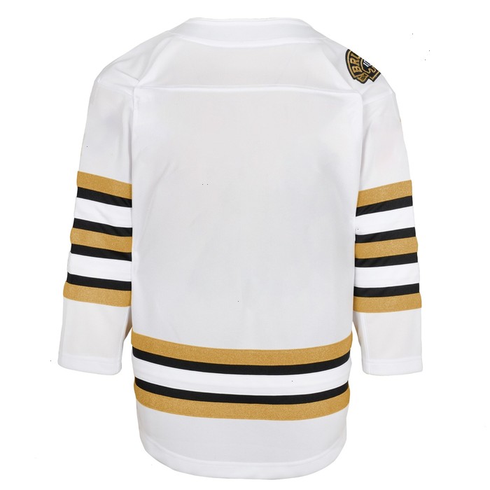 Boston Bruins Youth 100th Anniversary Premier Jersey - White