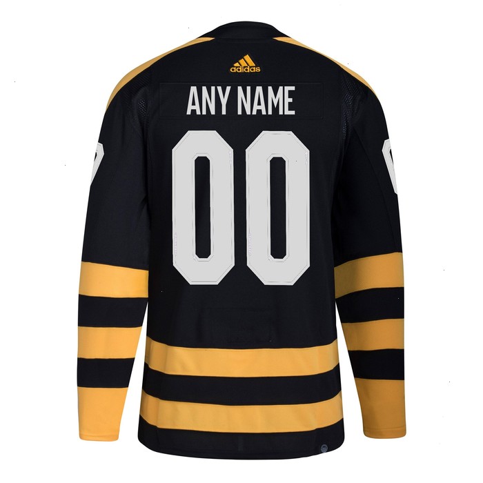 Boston Bruins adidas 2023 NHL Winter Classic Authentic Custom Jersey - Black