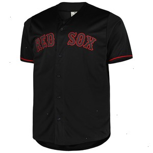 Boston Red Sox Big & Tall Pop Fashion Jersey - Black