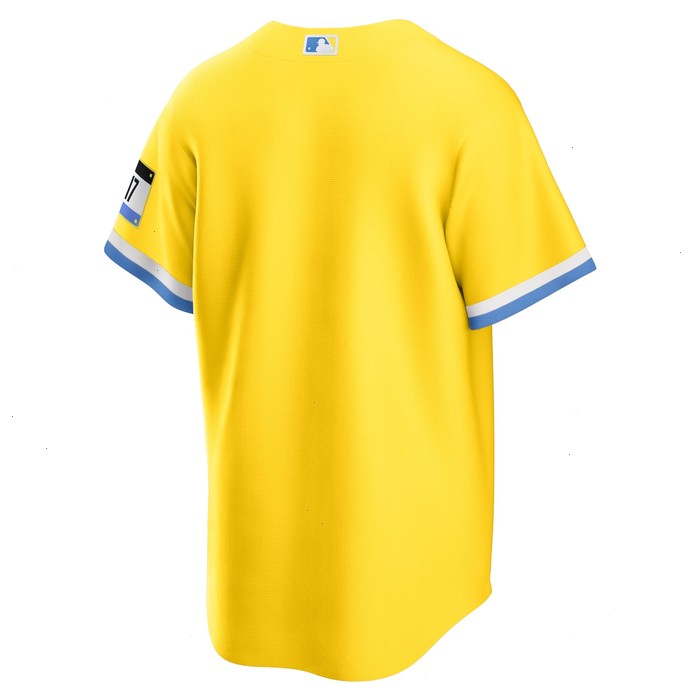 Boston Red Sox Nike City Connect Replica Jersey - Gold/Light Blue