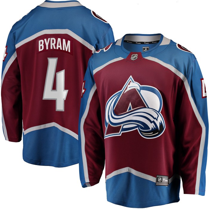 Bowen Byram Colorado Avalanche Fanatics Branded Home Breakaway Player Jersey - Maroon