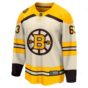 Brad Marchand Boston Bruins Fanatics Branded 100th Anniversary Premier Breakaway Player Jersey - Cream